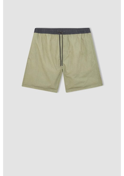 Defacto Regular Fit File Astarlı Kısa Boy Deniz Şortu B7279AX24HSGN854