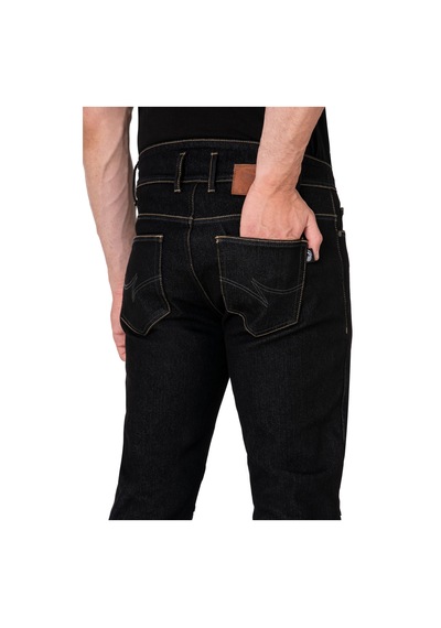 City Biker Cold Killer Black Korumalı Motosiklet Kot Pantolonu Erkek