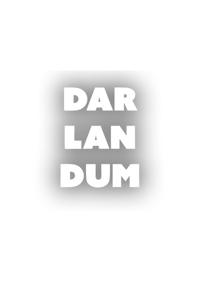 Darlandum Araba Sticker 17x17 Cm Beyaz