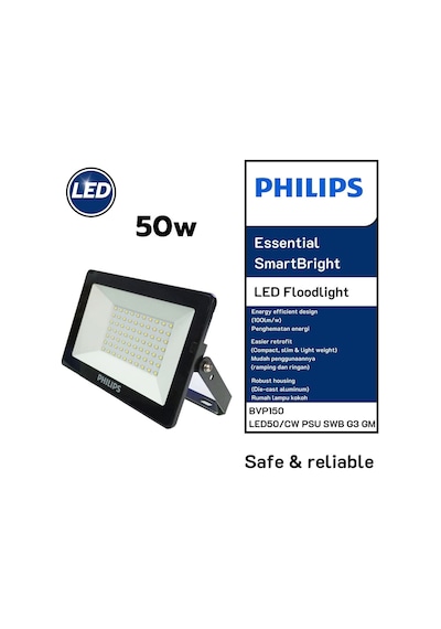 Philips Led Projektör Bvp150 Led50/cw Psu 50w 6500k Swb G3 Gm Seçenekler