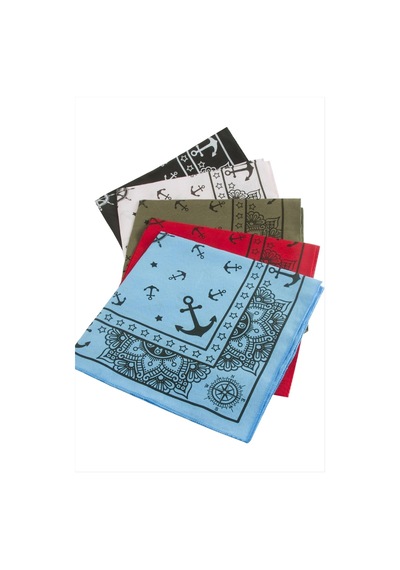 Çapa Desenli Keten Bandana 50 50