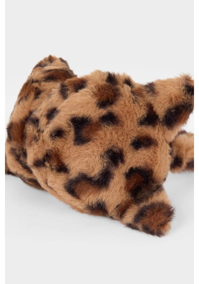 Defacto Kız Çocuk Leopar Desenli Pelüş Kulaklık F4355a825wnbn450 Kahve