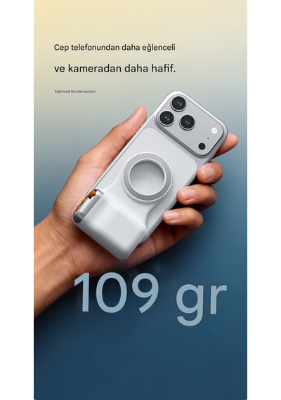Magsafe Uyumlu Manyetik Telefon Tutucu Bluetooth Deklanşörlü Fotoğraf Video Çekim Aparatı