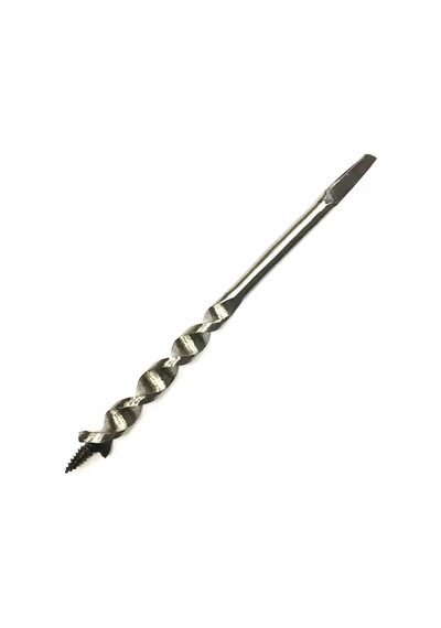 Hubrendy Kargo Fenerli Ahşap Burgu El, Matkap Ucu - Dört Köşe 20 Mm