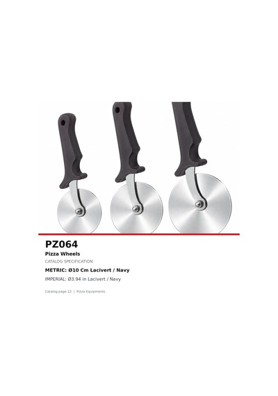 Fida Pizza Ruleti, Pizza Kesici - No:2 4100mm Gümüş