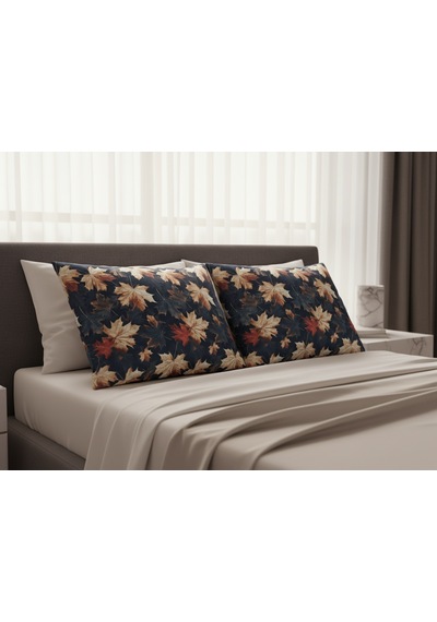 Artunhome Poplin Dijital Baskılı Yastık Kılıfı Seti 2 Adet 50x70 Cm %100 Pamuk Çok Renkli