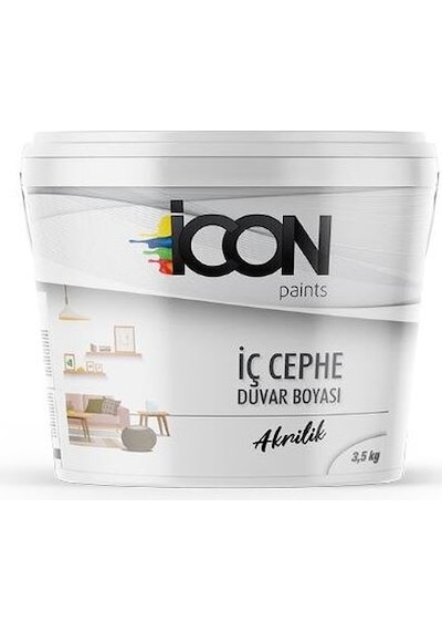 Icon Akrilik Iç Cephe Boyası 3,5 Kg.