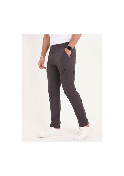 Outdo Erkek Taktik Pantolon Su İtici Likralı Yazlık Outdoor Esnek Rahat Dayanıklı Gri Gri