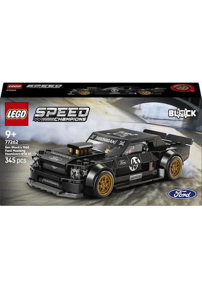 LEGO® Speed Champions Ken Block’un ‘65 Ford Mustang Hoonicorn V1’i 77262 - 9+ için Minifigür İçeren Oyuncak Yapım Seti (345 Parça)