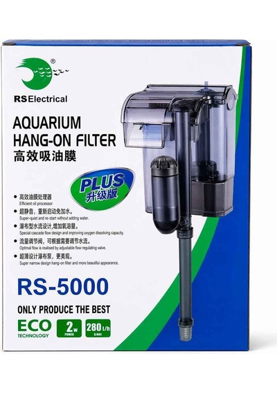 Rs 5000 Plus Akvaryum Şelale Filtre 280 L/h 2 W