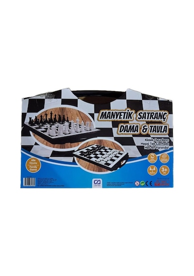 Ca Games Manyetik Satranç&dama&tavla Oyun Seti