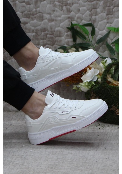 M.P 241 1544 Beyaz Anatomik Rahat Ürün Sneaker Erkek Ayakkabı 001