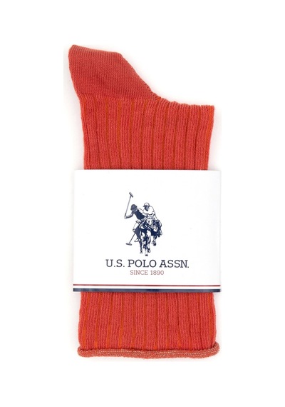 U.S. Polo Assn. Kadın Soket 5'li Çorap Over-sk25 GÜL KURUSU