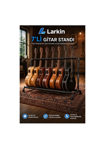 Larkin Gs700 7'li Çoklu Gitar Standı Multi Guitar Stand
