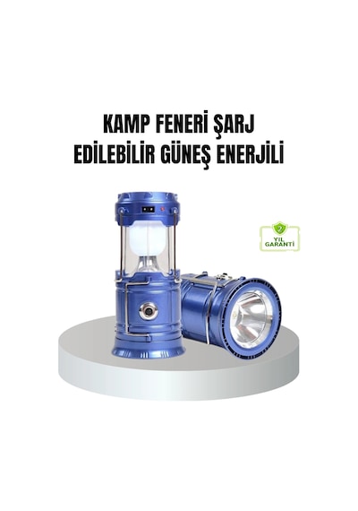 Luord-store Güneş Enerjili Kamp Lambası Şarjlı Taşınabilir Kompakt Açık Hava Işığı Çok Renkli
