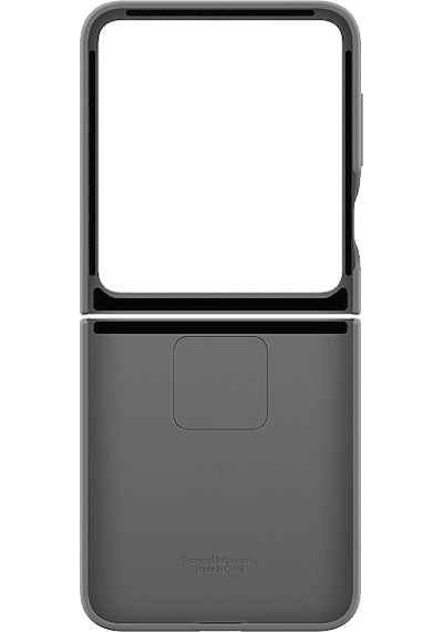 Samsung Uyumlu Galaxy Z Flip 6 Yüzüklü Silikon Telefon Kılıfı