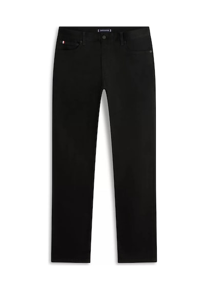 Tommy Hilfiger Erkek Straight Fit Pamuklu Denim Siyah Jeans-16301