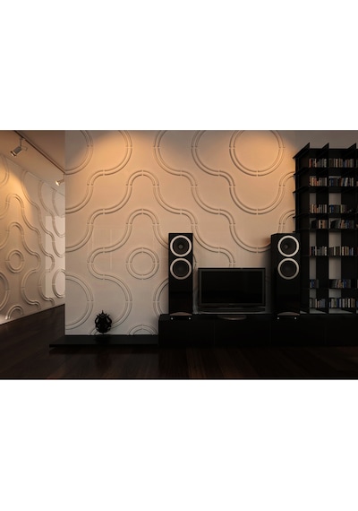 3 Boyutlu Boyanabilir Pvc Duvar Paneli Favori 50-50 Cm 4 Adet-1 Metrekare
