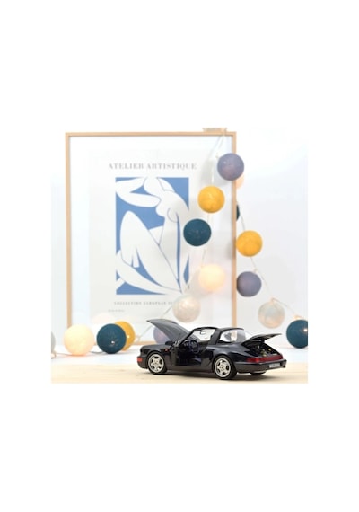 Norev 187340 1/18 Porsche 911 Carrera 4 Targa 1991 Blue Metallic