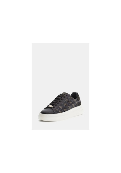 Guess Elba 4g Logolu Erkek Sneaker Siyah