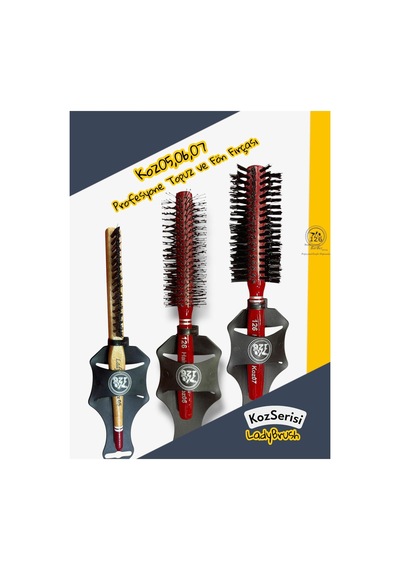 Koz05 Topuz Fırçası & Koz06 Koz07 Saç Şekillendirici Fön Fırçası