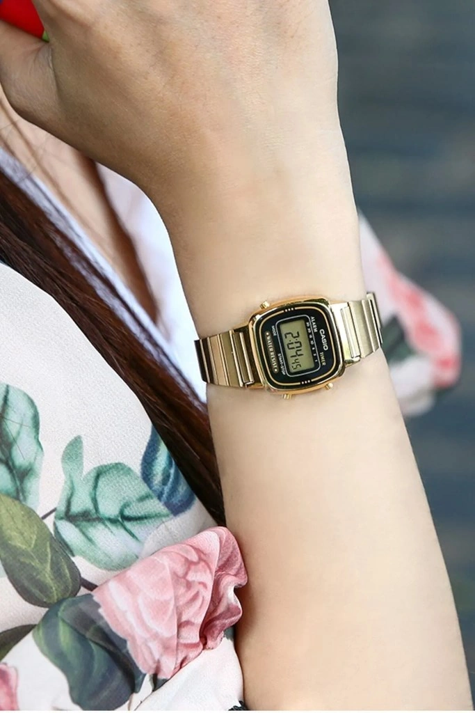 Casio La670wga-1df Quartz Çelik Altın Rengi 25 Mm Kadın Kol Saati Gri