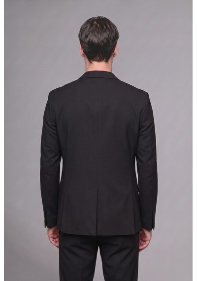 Defacto Modern Fit Penye Cepli Blazer Ceket F2347ax26aubk27 Siyah-bk27