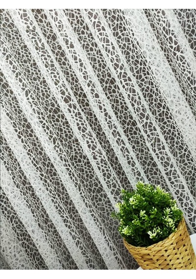 Evdepo Home Kırık Beyaz Sık Pileli Tül Perde 130 X 240 Cm Çok Renkli