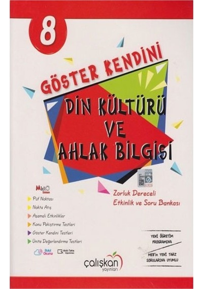 8 Sınıf Din Kültürü Ve Ahlak Bilgisi Göster Kendini Çalışkan Yay