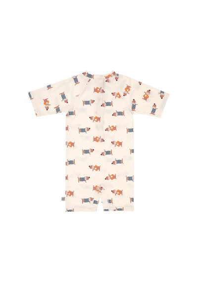 Lassig Uv Korumalı Mayo Beach Dog Orange Dark Sea Çok Renkli