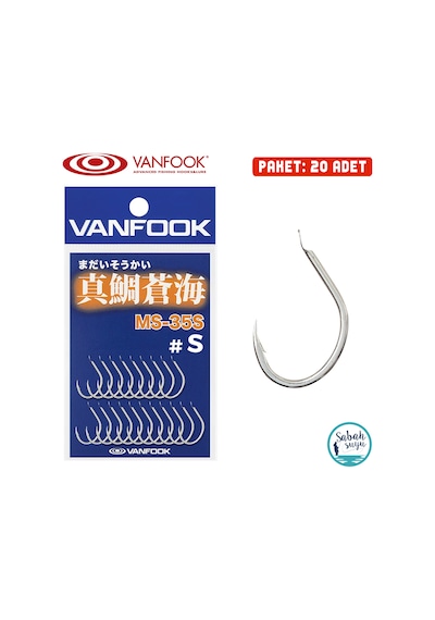 Vanfook Tai Rubber Tek İğne Ms-35s S 20 Adet Standart