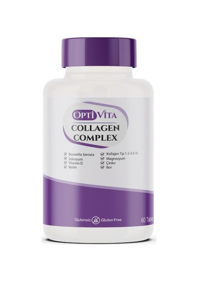 Collagen Complex 60 Tablet 5 Tip Kolajen, Magnzyum, Çinko, Bor, Vitamin D, Biotin, Selenyum