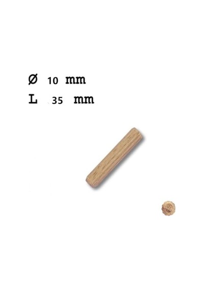 Kavela, Ahşap Yivli Kavela Pimi 10x35mm 100 Adet Diğer
