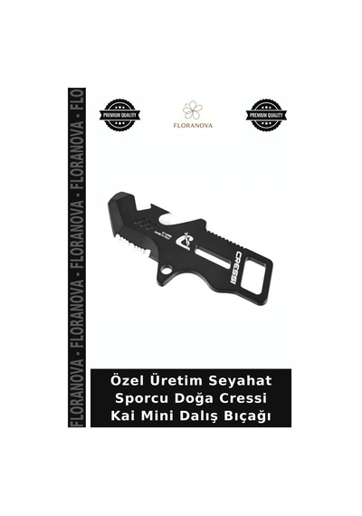 Özel Üretim Seyahat Sporcu Doğa Cressi Kai Mini Dalış Bıçağı Çok Renkli