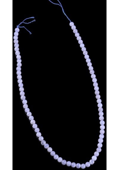 5 MM Kalsedon Taşı Dizi  x  Dz4100 Lila