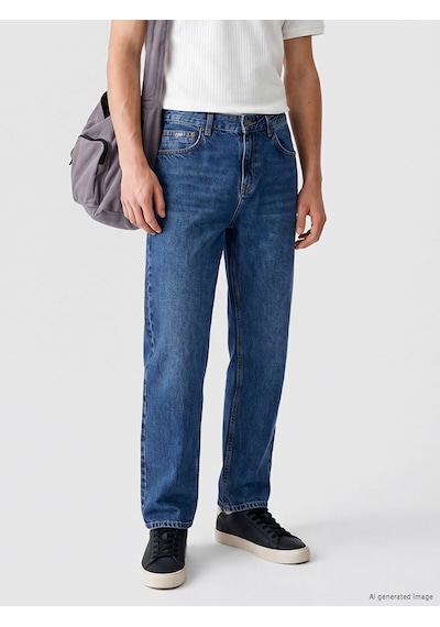 Lcw Jeans İndigo 7145 Baggy Fit Erkek Jean Pantolon