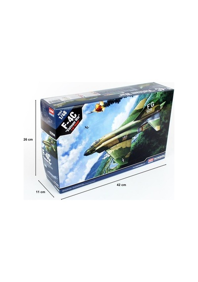 Academy 12294 1/48 Ölçek, F-4c Vietnam Savaşı Savaş Uçağı, Plastik Model Kiti-49448