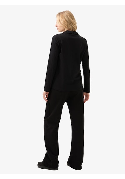 Kadın Polo Yaka T-shirt 60582 - Siyah SIYAH