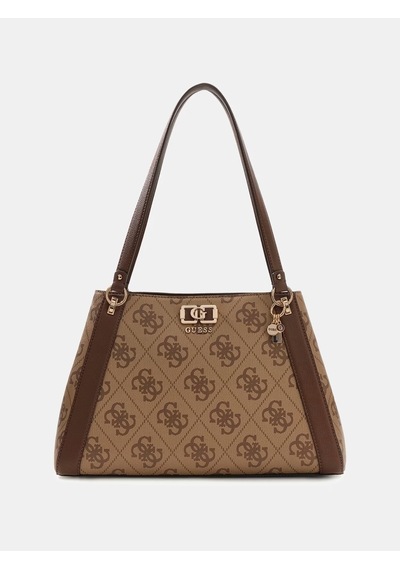 Guess Karnilla Logo Kadın Omuz Çantası Hwos9901220 Kahve
