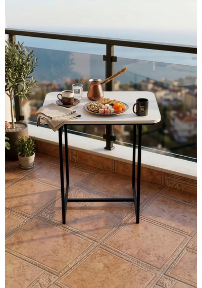 Minör Mutfak Masası Suntalam Beyaz 72x52 Çok Renkli