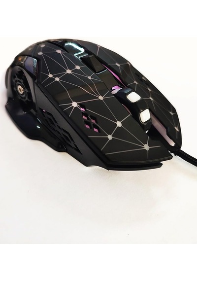Gmx7 Rgb Gaming Mouse, 7 Tuşlu, Kablolu Usb, Gökkuşağı Led Aydınlatmalı, Optik Oyuncu Mouse, Stalker Warrior Siya Diğer
