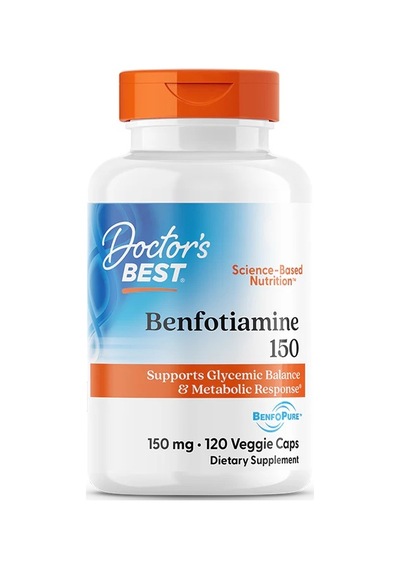 Benfotiamine 150 Mg With Benfopure, 120 Kapsül , Supports Glycemic Balance & Metabolic Response
