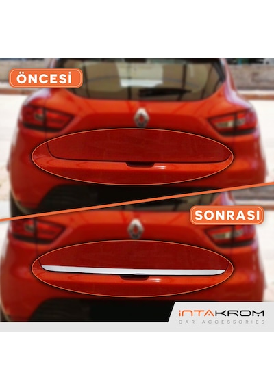 intakrom Renault Clio 4 Krom Bagaj Alt Çıtası 2012 ve Üzeri - Hb