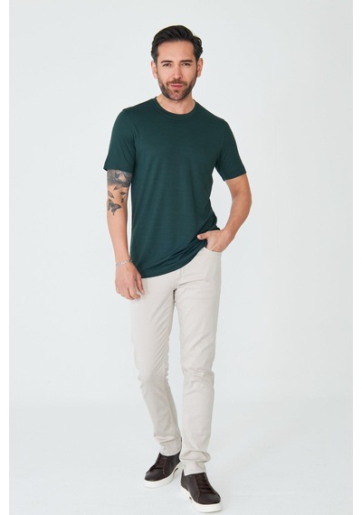 Bej Tencel Kumaş Yazlık Erkek Chino Pantolon