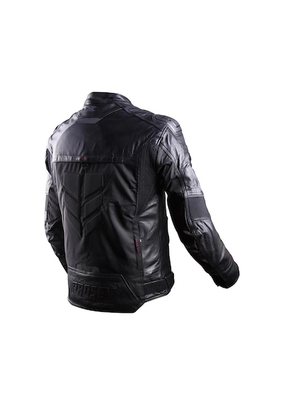 Prosev Falcon 4 Mevsim Siyah Deri Motosiklet Mont