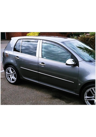 Vw Golf 5 Krom Cam Çıtası 4 Prç. 2004-2009 P. Çelik