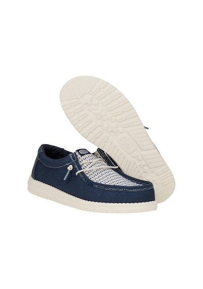 HEY DUDE Wally Woven Jute Lacivert Erkek Ayakkabı-10549 Lacivert