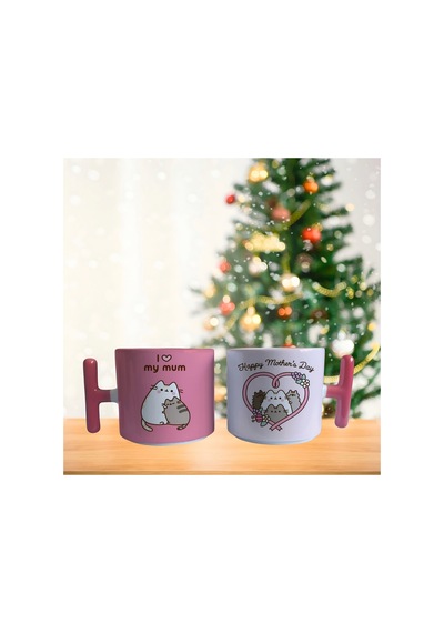 Anneler Günü Pusheen Kupa Bardak Tek Adet 022 Çok Renkli