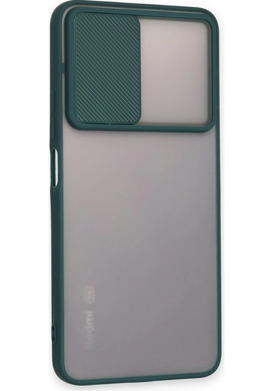 Newface Xiaomi Redmi Note 11t Kılıf Palm Buzlu Kamera Sürgülü Silikon Semeglbl - 23 - Yeşil