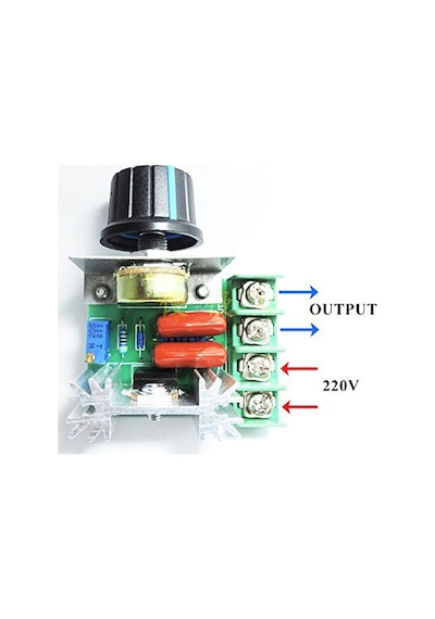 2000W Dimmer 220V Ac Motor Fan Rezistans Kontrol